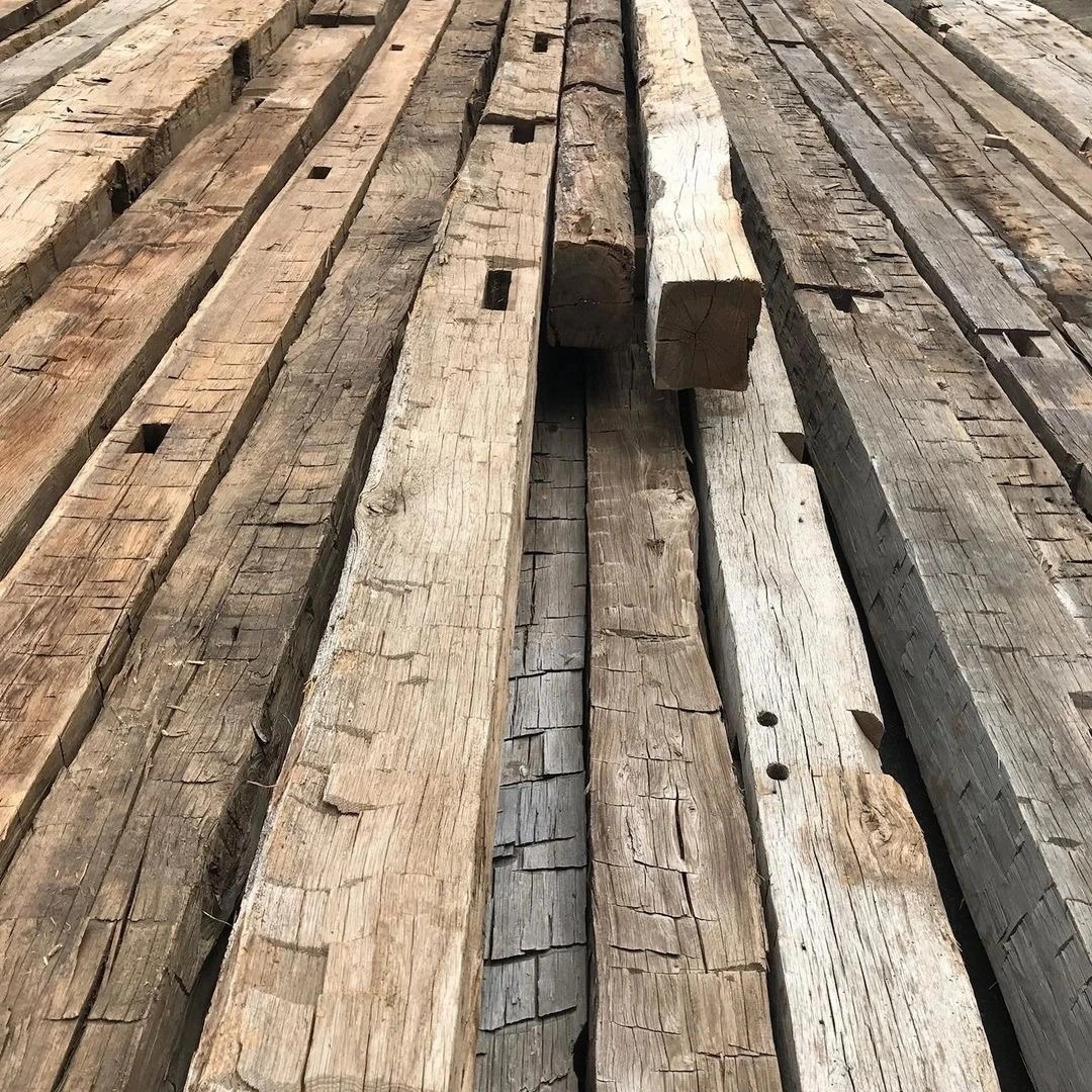 Rustic lumber beams