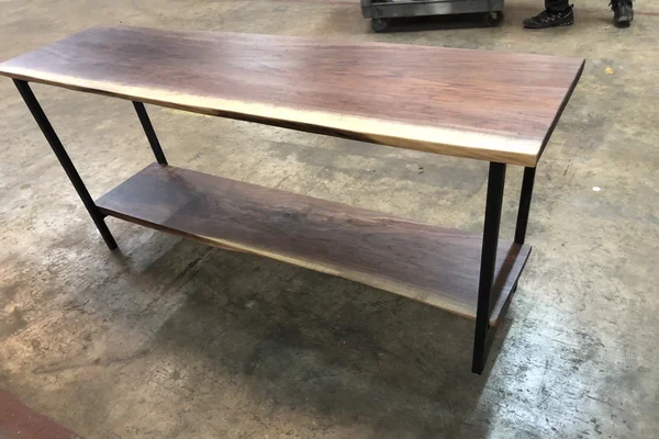 Rustic reclaimed wood table
