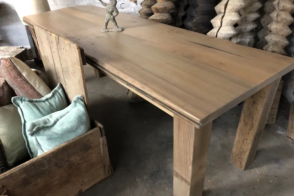 Recycled wood table