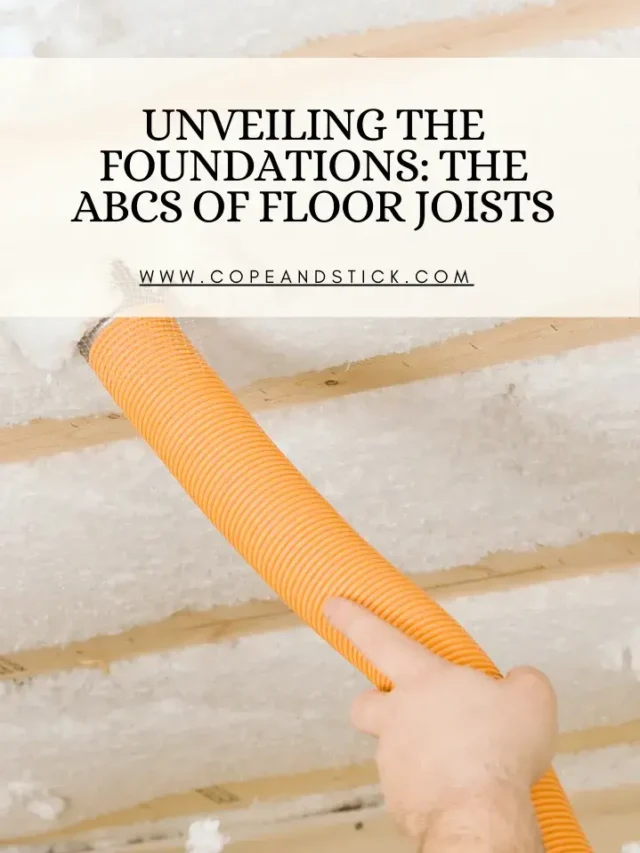 Unveiling the Foundations: The ABCs of Floor Joists